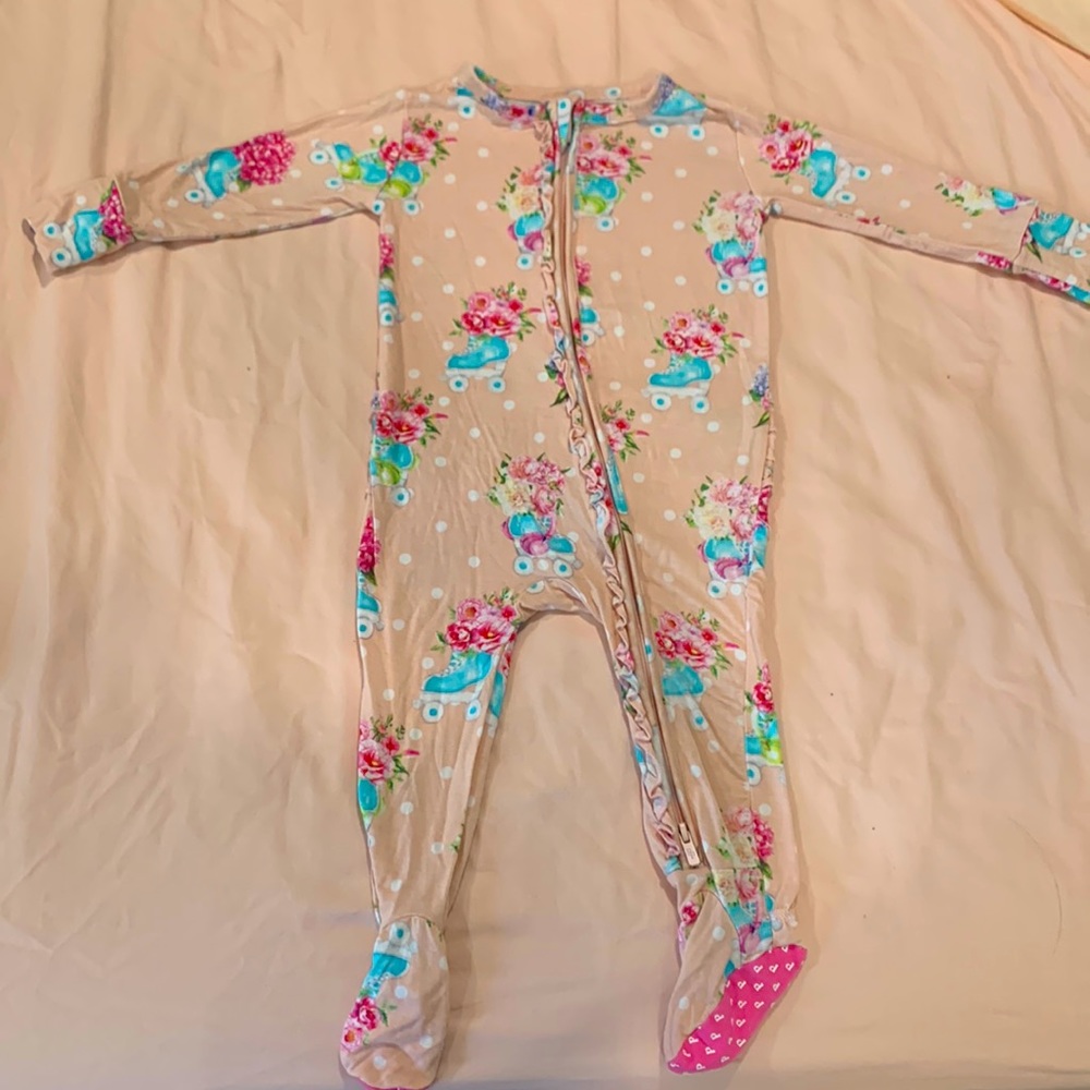 Posh Peanut footie- 9-12mos
